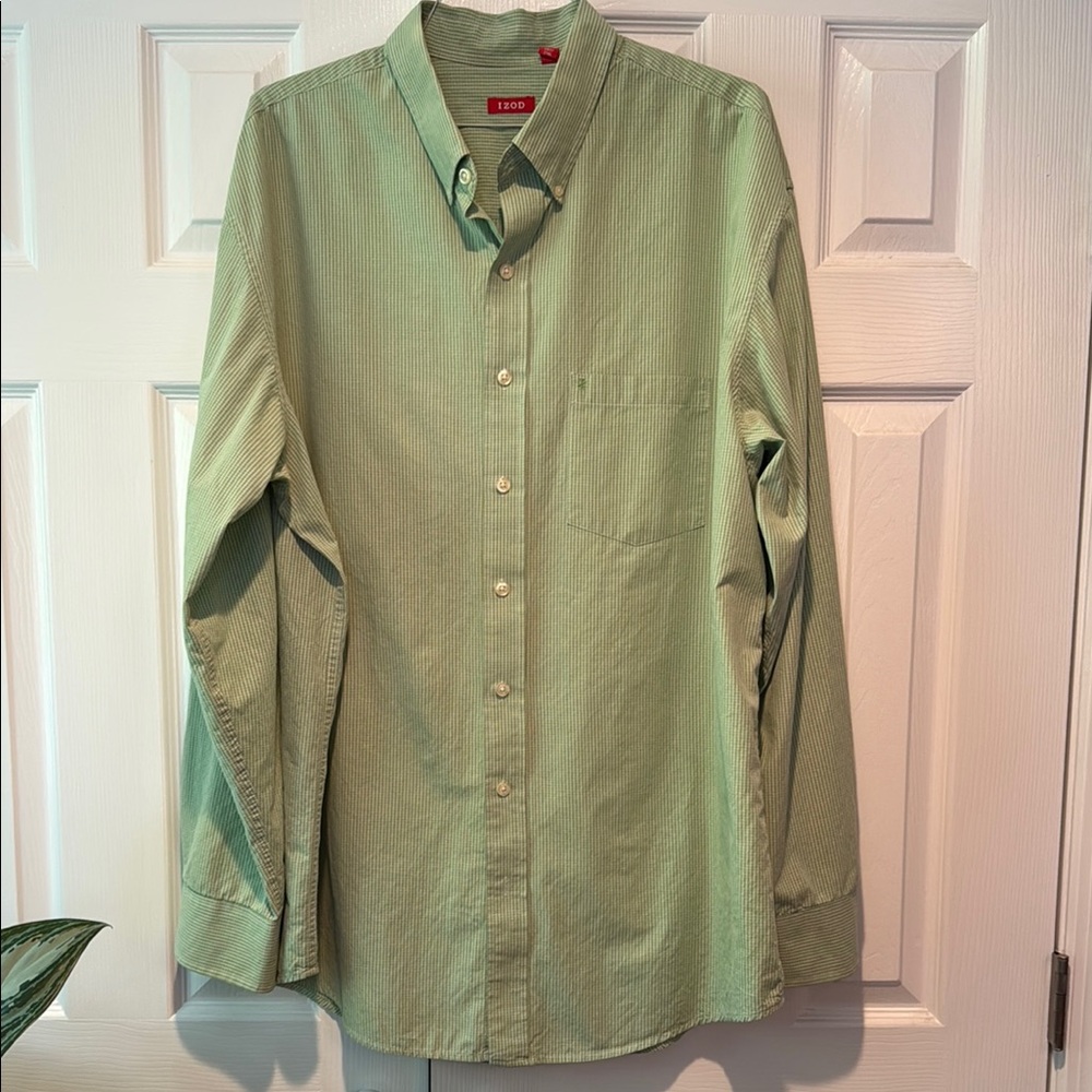 Izod Men's 2XL Tall Dress Shirt